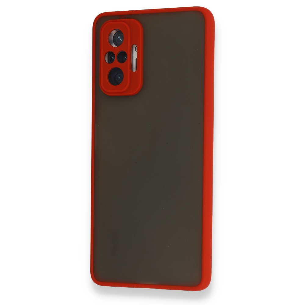 Redmi Note 10 Pro Kılıf Montreal Silikon Kapak - Kırmızı