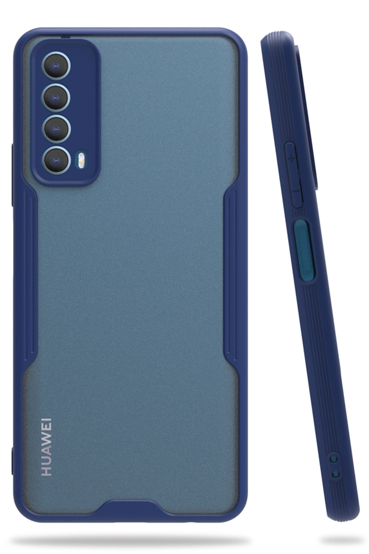  Huawei P Smart 2021 Kılıf Platin Silikon - Lacivert