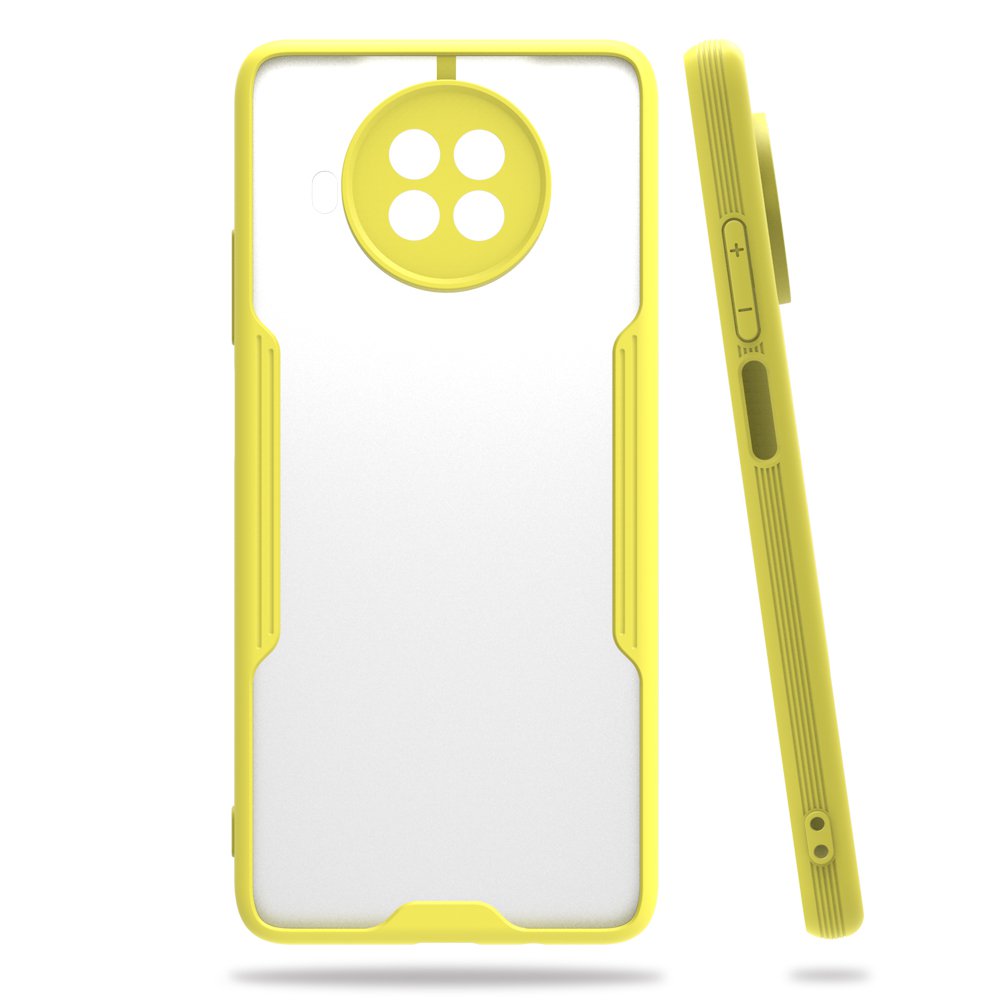 Xiaomi Mi 10T Lite Kılıf Platin Silikon - Sarı  Xiaomi Mi 10T Lite Kılıf Platin Silikon - Sarı