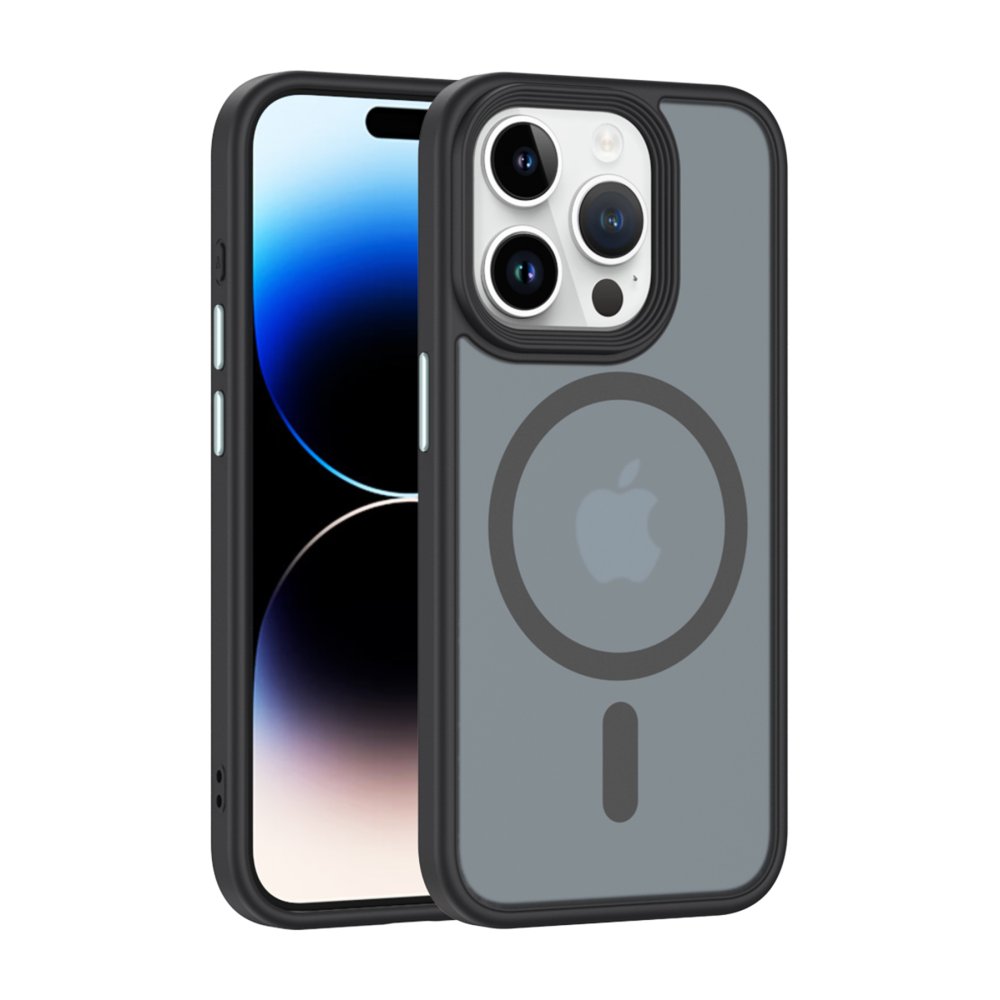 iPhone 15 Pro Max Kılıf Trex Magneticsafe Kapak - Siyah iPhone 15 Pro Max Kılıf Trex Magneticsafe Kapak - Siyah