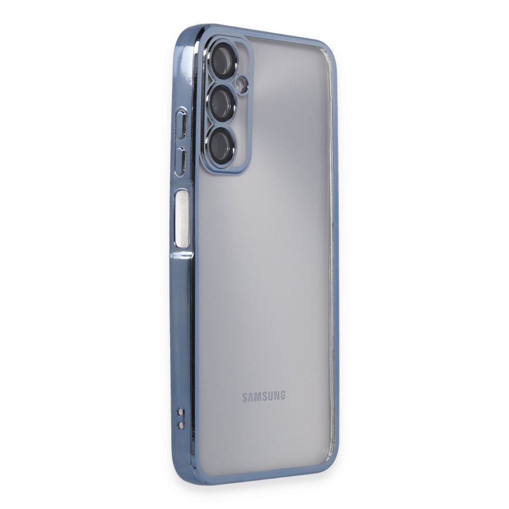  Samsung Galaxy A05S Kılıf Razer Lensli Silikon - Açık Mavi