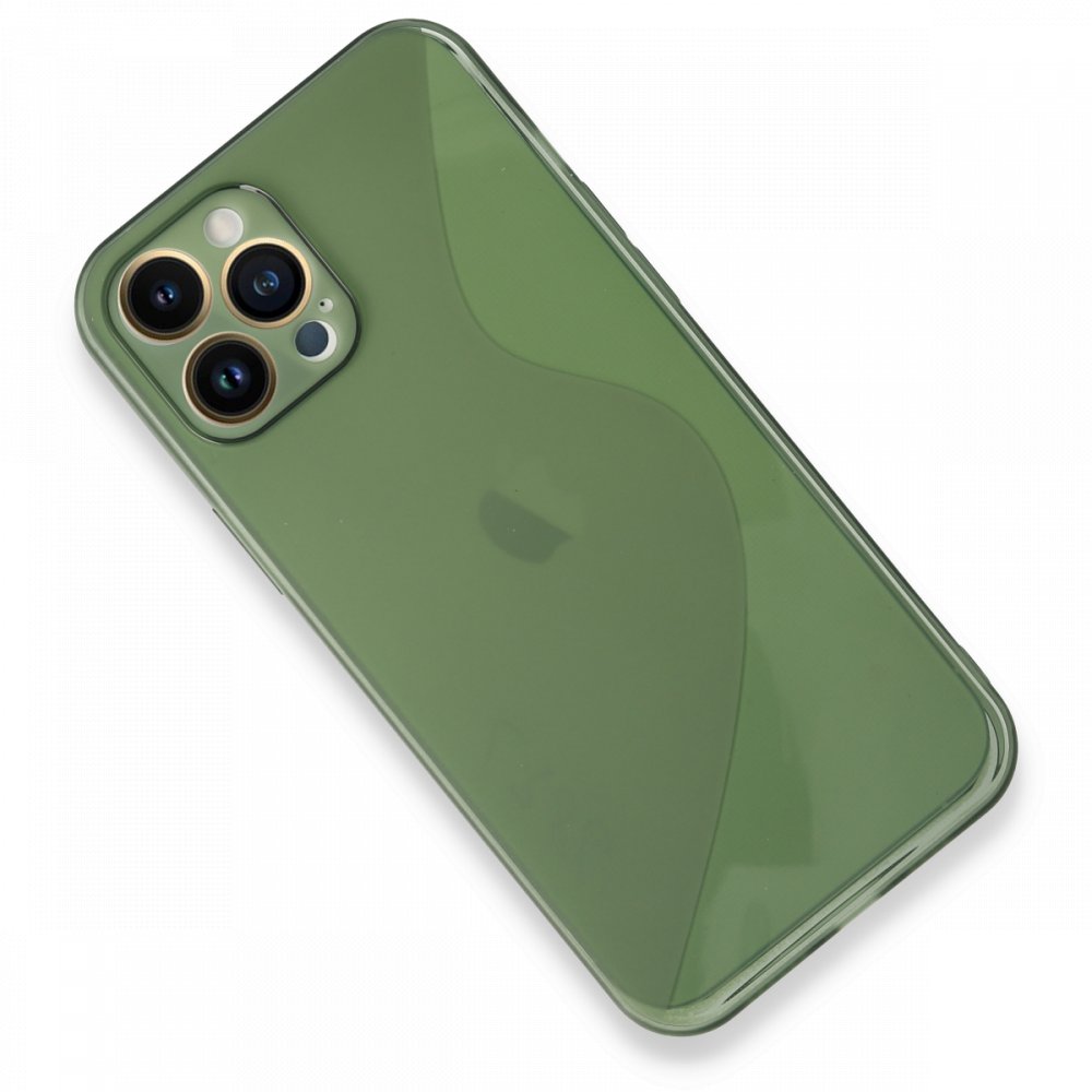 iPhone 13 Pro Max Kılıf S Silikon - Yeşil iPhone 13 Pro Max Kılıf S Silikon - Yeşil