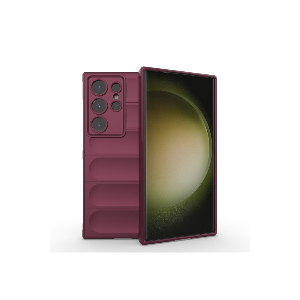 Samsung Galaxy S24 Ultra Kılıf Optimum Silikon - Bordo Samsung Galaxy S24 Ultra Kılıf Optimum Silikon - Bordo