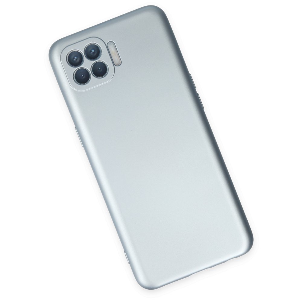  Oppo Reno 4 Lite Kılıf Nano içi Kadife Silikon - Sky Blue