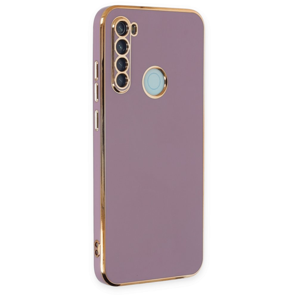 Redmi Note 8 Kılıf Volet Silikon - Mor Redmi Note 8 Kılıf Volet Silikon - Mor