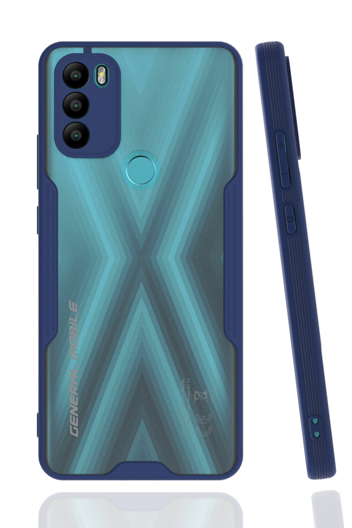  General Mobile GM 21 Plus Kılıf Platin Silikon - Lacivert
