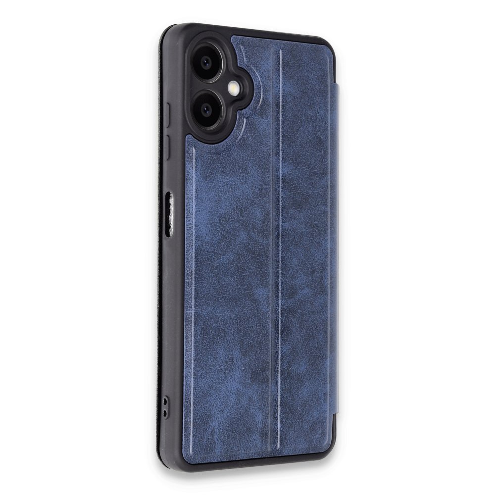  Samsung Galaxy A06 Kılıf Flip Cover - Lacivert