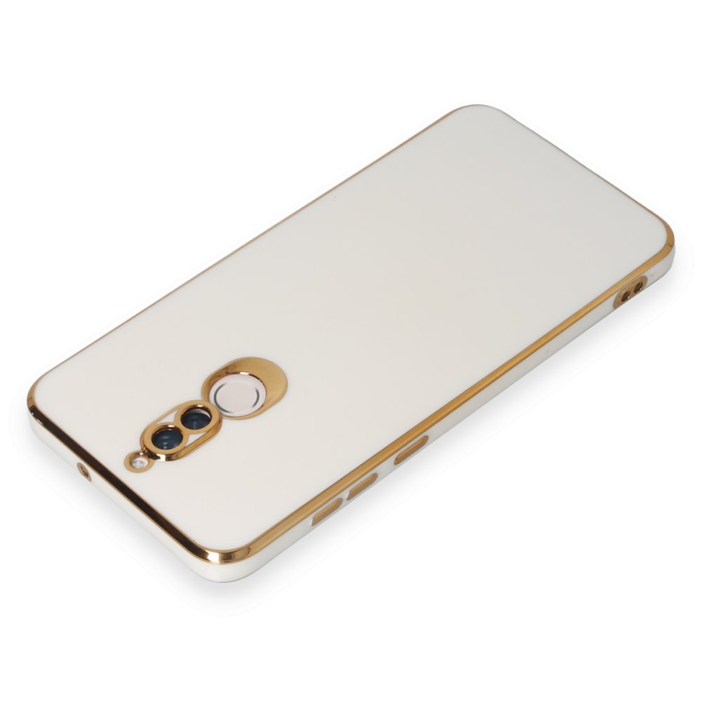 Huawei Mate 10 Lite Kılıf Volet Silikon - Beyaz  Huawei Mate 10 Lite Kılıf Volet Silikon - Beyaz