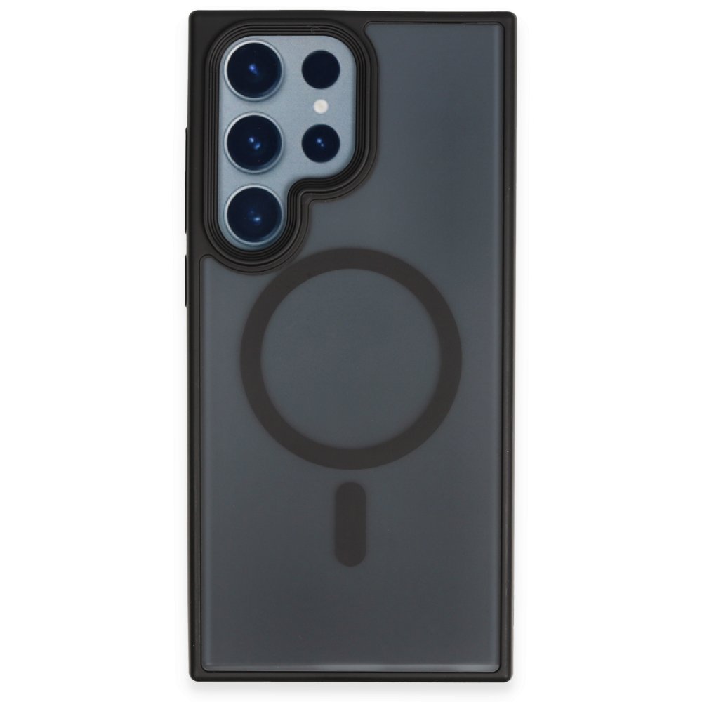  Samsung Galaxy S23 Ultra Kılıf Trex Magneticsafe Kapak - Siyah