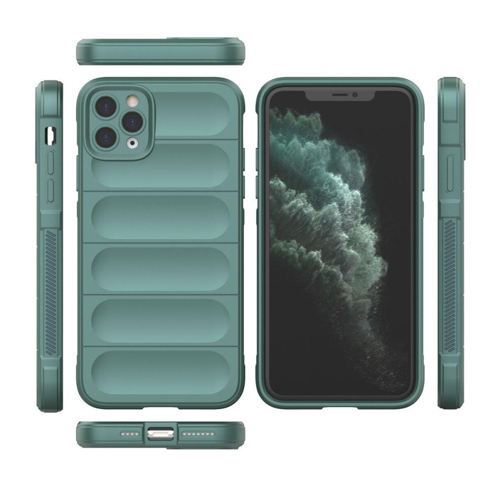 iPhone 11 Pro Kılıf Optimum Silikon - Koyu Yeşil iPhone 11 Pro Kılıf Optimum Silikon - Koyu Yeşil