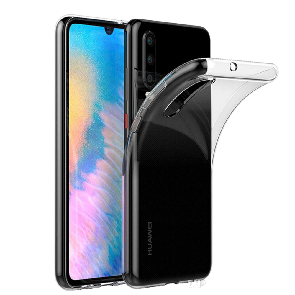  Huawei P30 Kılıf Lüx Şeffaf Silikon
