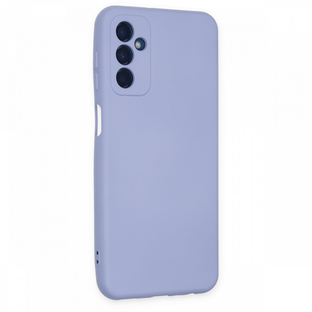  Samsung Galaxy M23 Kılıf Nano içi Kadife Silikon - Lila