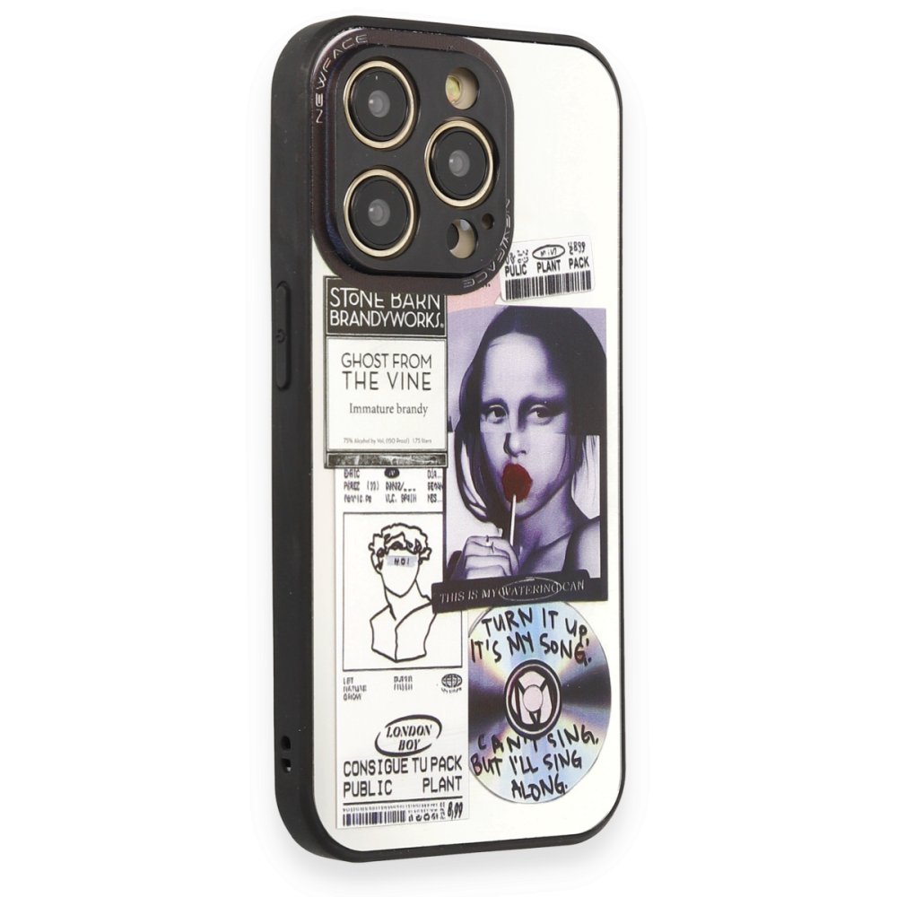 iPhone 14 Pro Kılıf Mirror Desenli Kapak - Mirror - 2  iPhone 14 Pro Kılıf Mirror Desenli Kapak - Mirror - 2