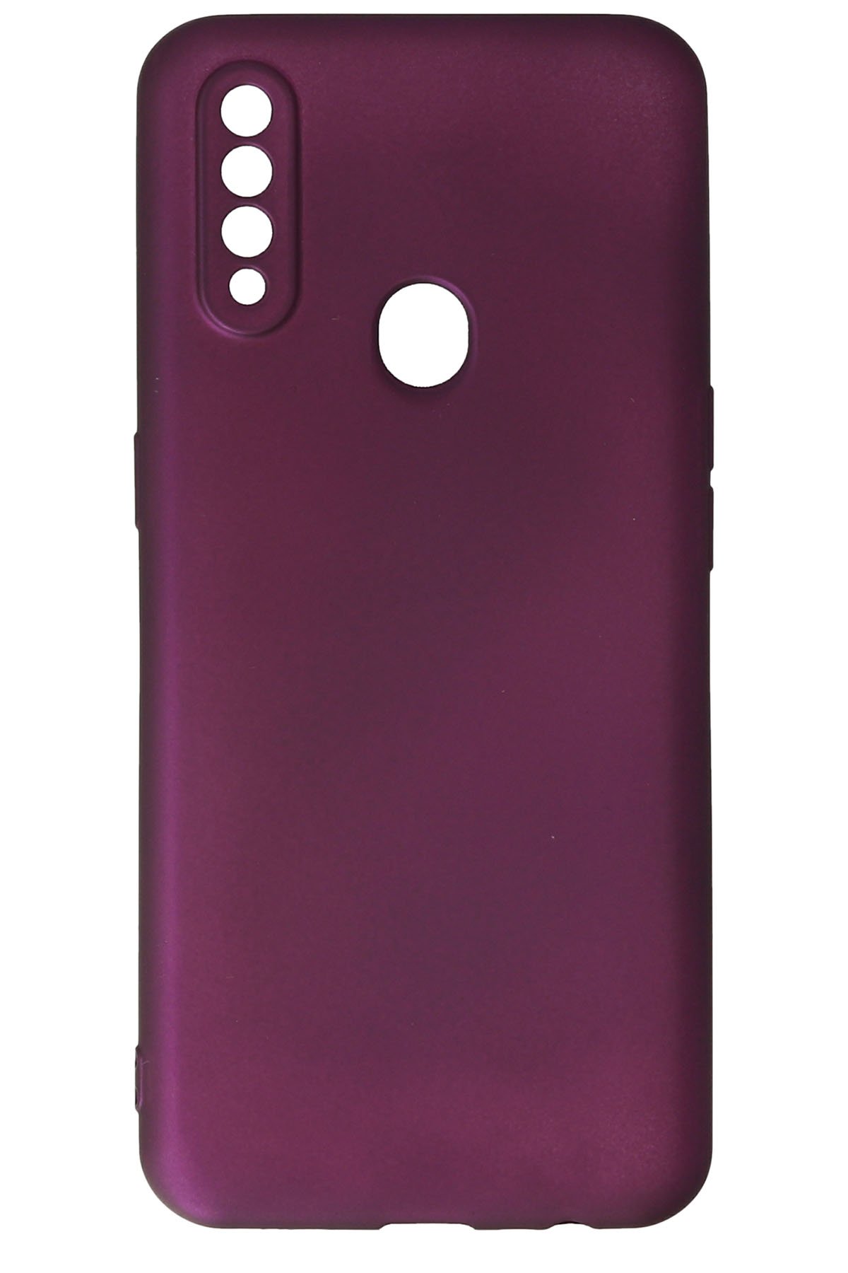  Oppo A31 Kılıf First Silikon - Mürdüm