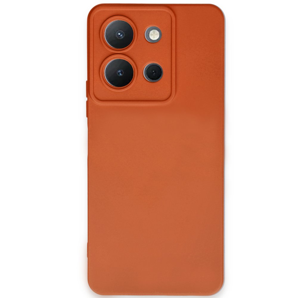 Vivo Y36 Kılıf Nano içi Kadife Silikon - Turuncu Vivo Y36 Kılıf Nano içi Kadife Silikon - Turuncu