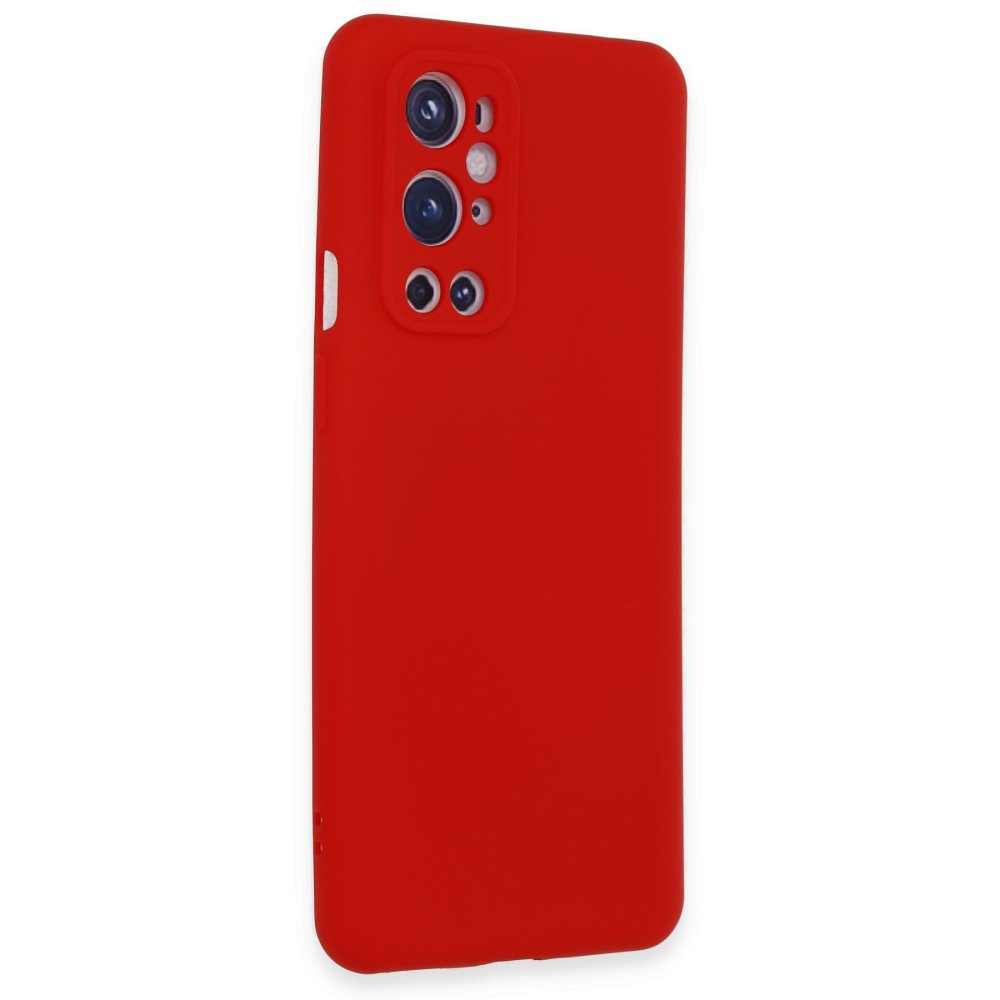 One Plus 9 Pro Kılıf Nano içi Kadife Silikon - Kırmızı One Plus 9 Pro Kılıf Nano içi Kadife Silikon - Kırmızı