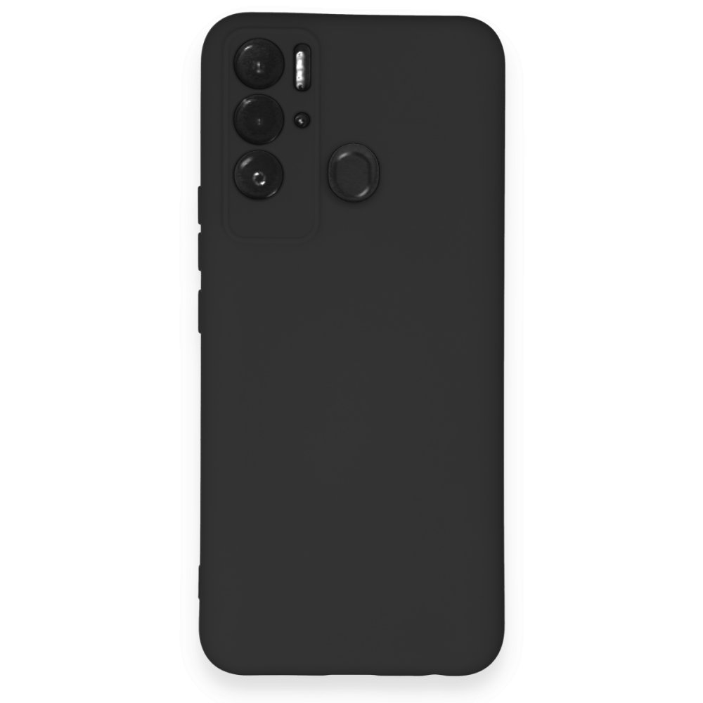  Tecno Pova Neo Kılıf Nano içi Kadife Silikon - Siyah