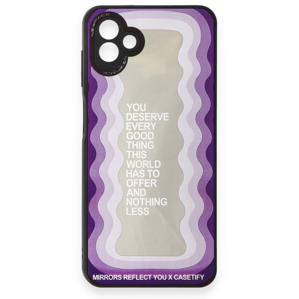  Samsung Galaxy A04 Kılıf Mirror Desenli Kapak - Mirror - 5