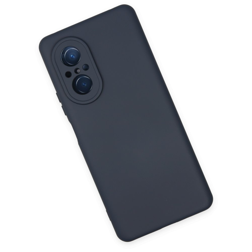  Huawei Nova 9 SE Kılıf Nano içi Kadife Silikon - Lacivert