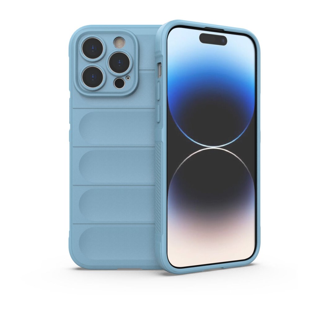  iPhone 15 Pro Kılıf Optimum Silikon - Sky Blue