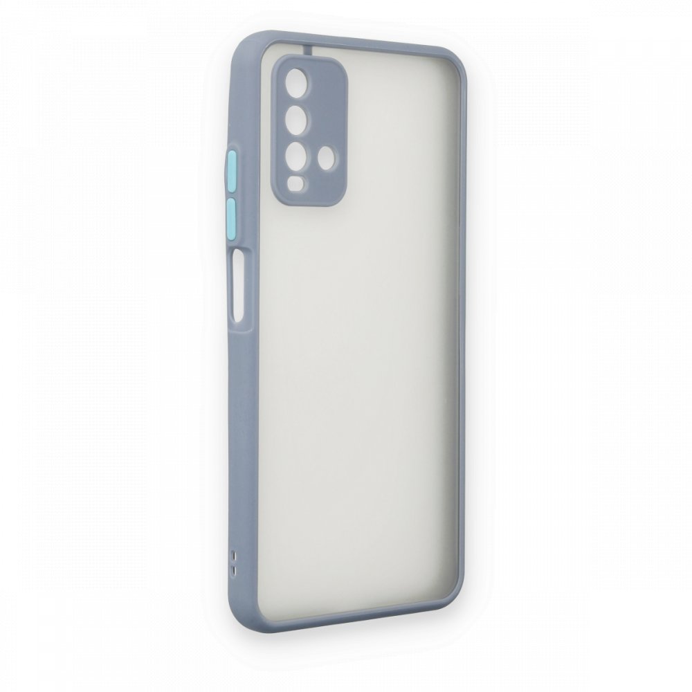 Redmi Note 9 4G Kılıf Montreal Silikon Kapak - Gri