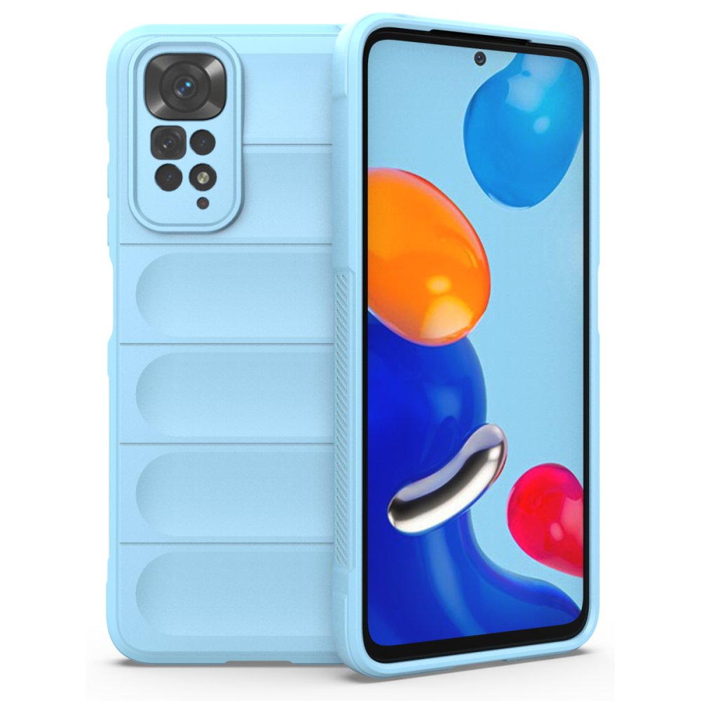 Redmi Note 11S Kılıf Optimum Silikon - Sky Blue Redmi Note 11S Kılıf Optimum Silikon - Sky Blue