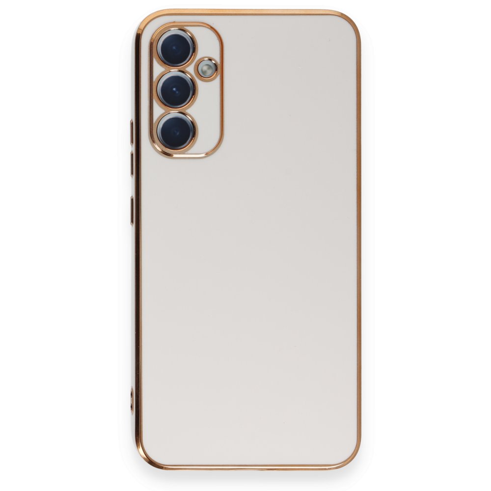  Samsung Galaxy A34 5G Kılıf Volet Silikon - Beyaz