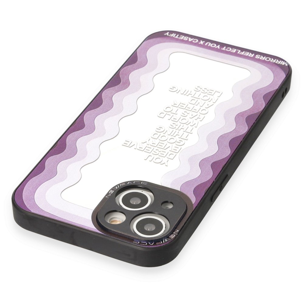  iPhone 14 Kılıf Mirror Desenli Kapak - Mirror - 5