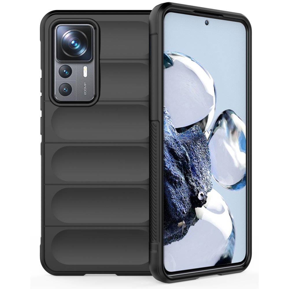 Xiaomi Mi 12T Pro Kılıf Optimum Silikon - Siyah  Xiaomi Mi 12T Pro Kılıf Optimum Silikon - Siyah