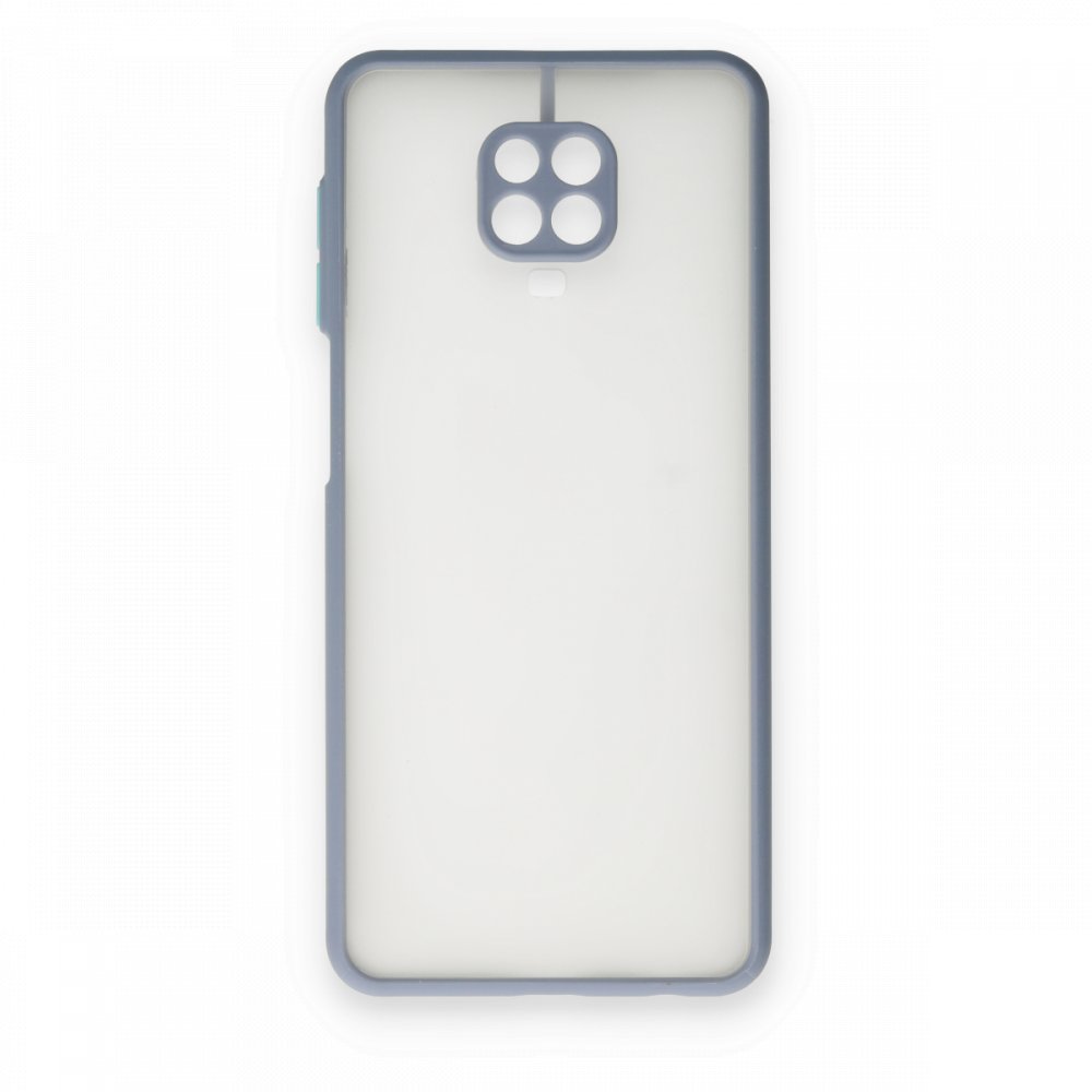 Redmi Note 9S Kılıf Montreal Silikon Kapak - Gri Redmi Note 9S Kılıf Montreal Silikon Kapak - Gri