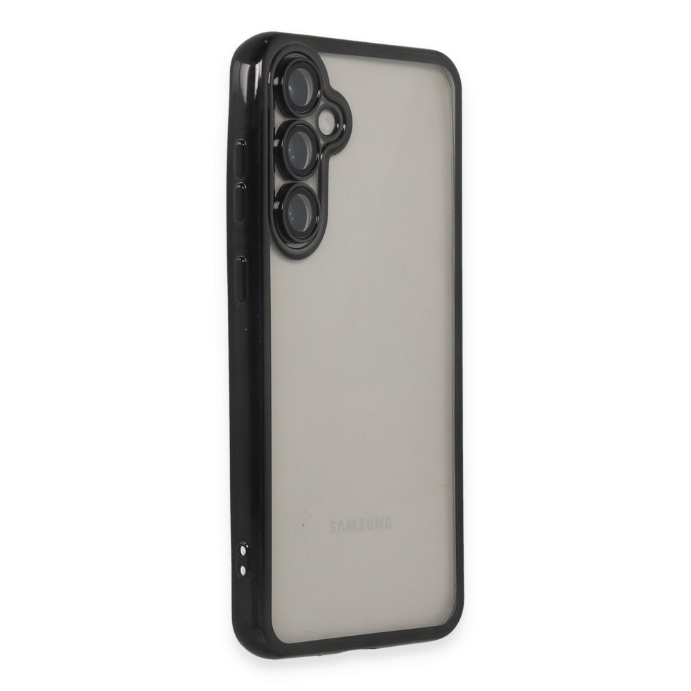  Samsung Galaxy S23 FE Kılıf Razer Lensli Silikon - Siyah
