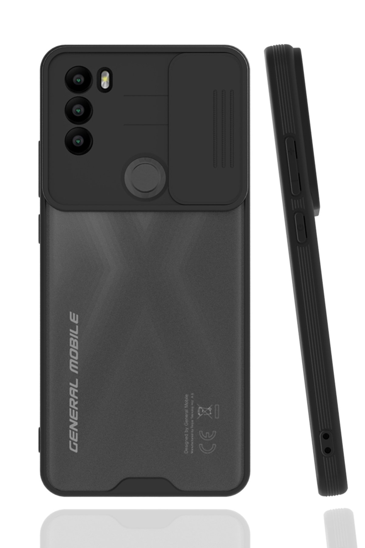  General Mobile GM 21 Plus Kılıf Platin Kamera Koruma Silikon - Siyah