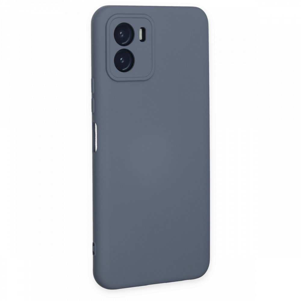  Vivo Y15S Kılıf Nano içi Kadife Silikon - Gri