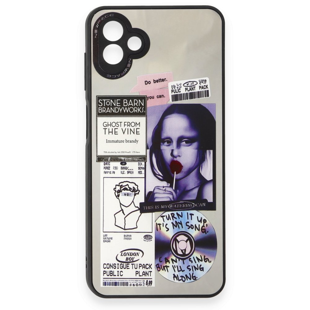  Samsung Galaxy A04 Kılıf Mirror Desenli Kapak - Mirror - 2