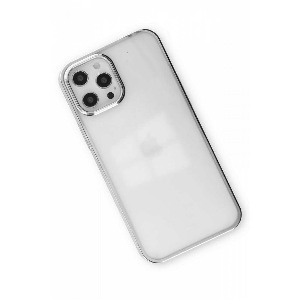  iPhone 12 Pro Kılıf Element Silikon - Gümüş