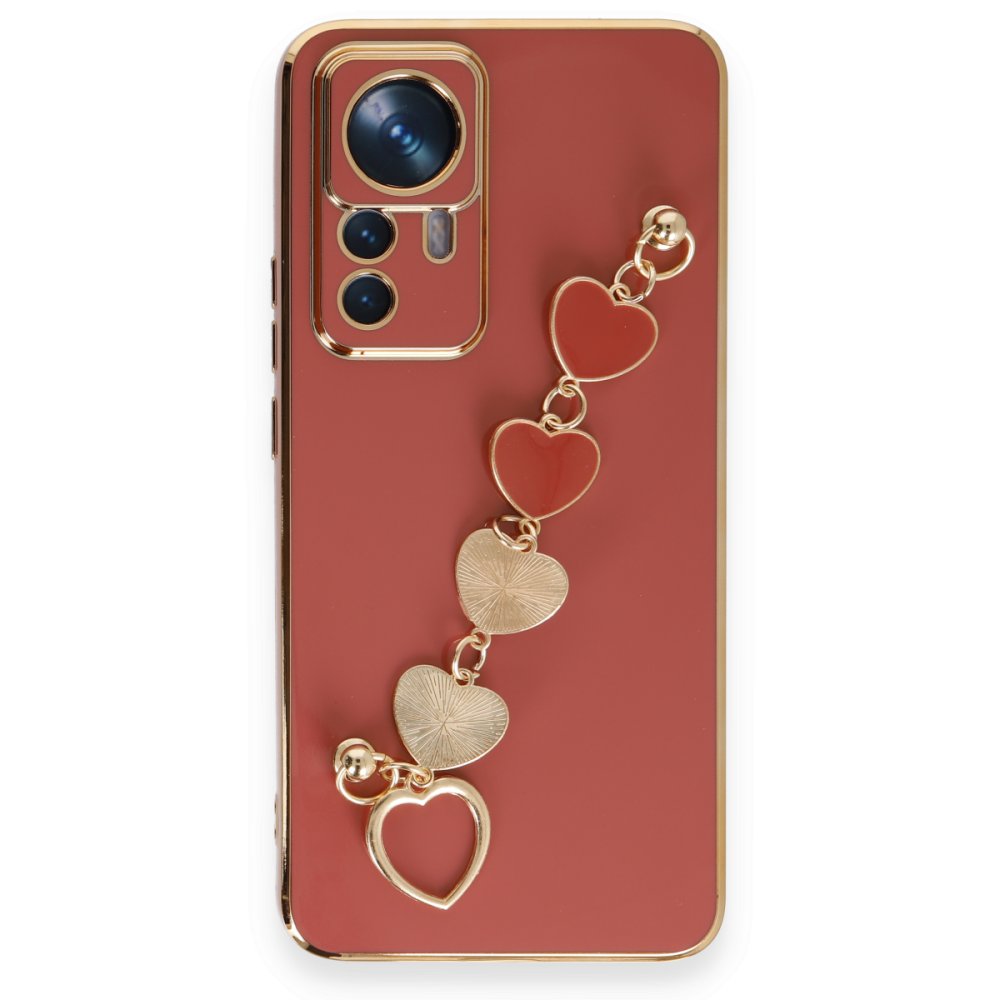 Xiaomi Mi 12T Pro Kılıf Esila Silikon - Kırmızı  Xiaomi Mi 12T Pro Kılıf Esila Silikon - Kırmızı