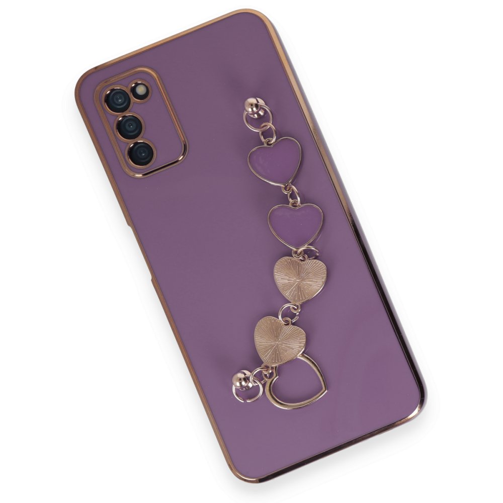  Samsung Galaxy A03S Kılıf Esila Silikon - Mor