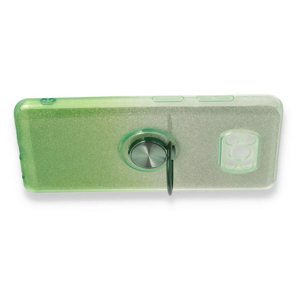 Xiaomi Pocophone X3 Kılıf Simli Yüzüklü Silikon - Yeşil Xiaomi Pocophone X3 Kılıf Simli Yüzüklü Silikon - Yeşil