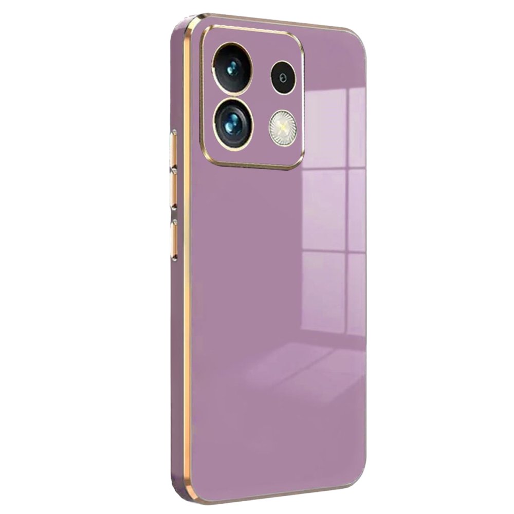 Redmi Note 13 5G Kılıf Volet Silikon - Mor Redmi Note 13 5G Kılıf Volet Silikon - Mor
