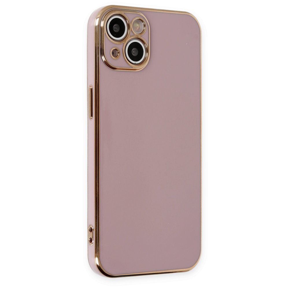  iPhone 14 Kılıf Volet Silikon - Mor