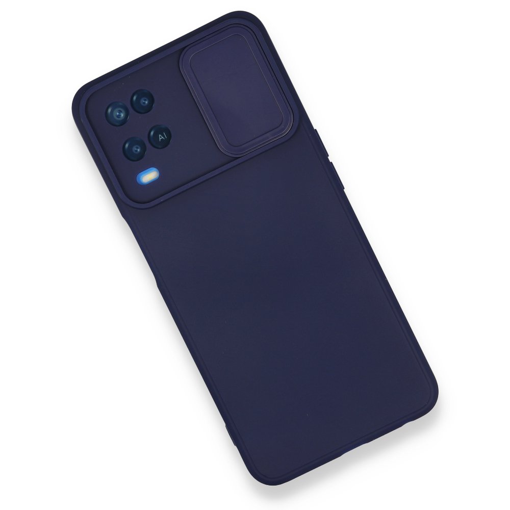 Oppo A54 4G Kılıf Color Lens Silikon - Lacivert Oppo A54 4G Kılıf Color Lens Silikon - Lacivert