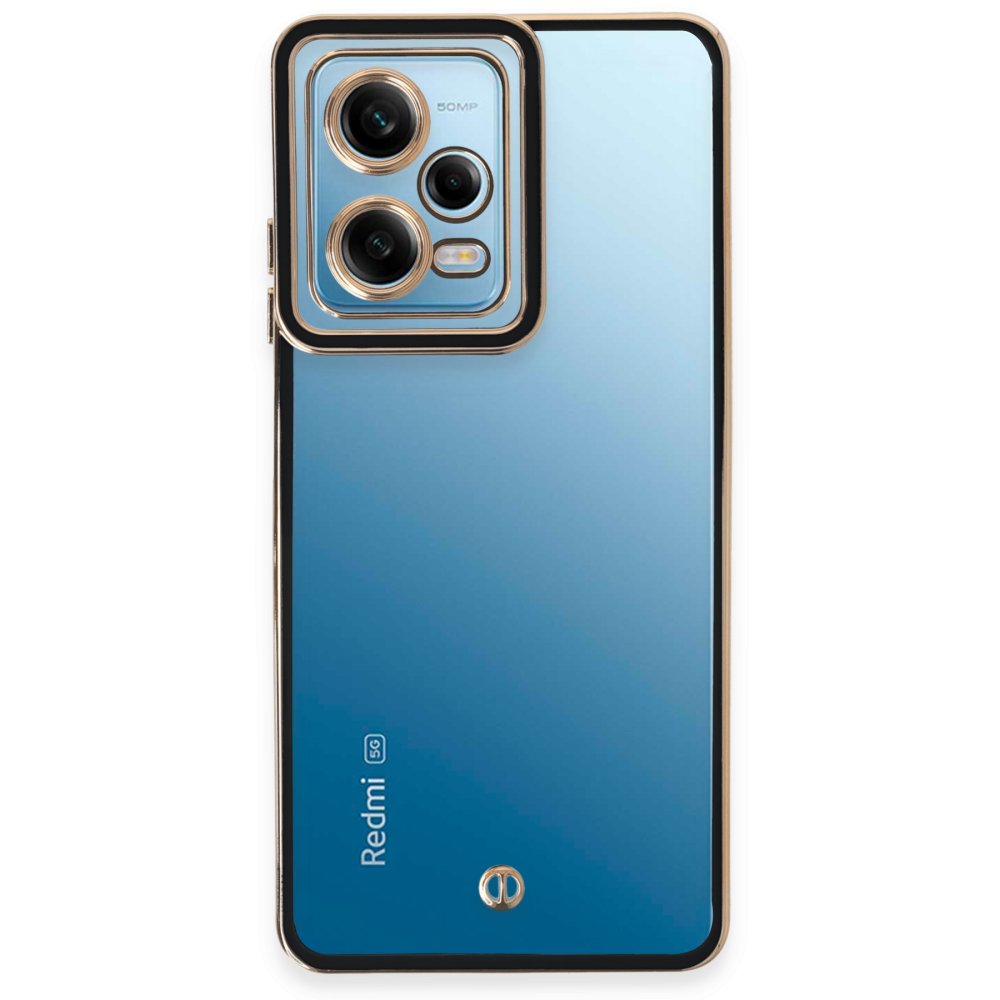 Redmi Note 12 5G Kılıf Liva Lens Silikon - Siyah