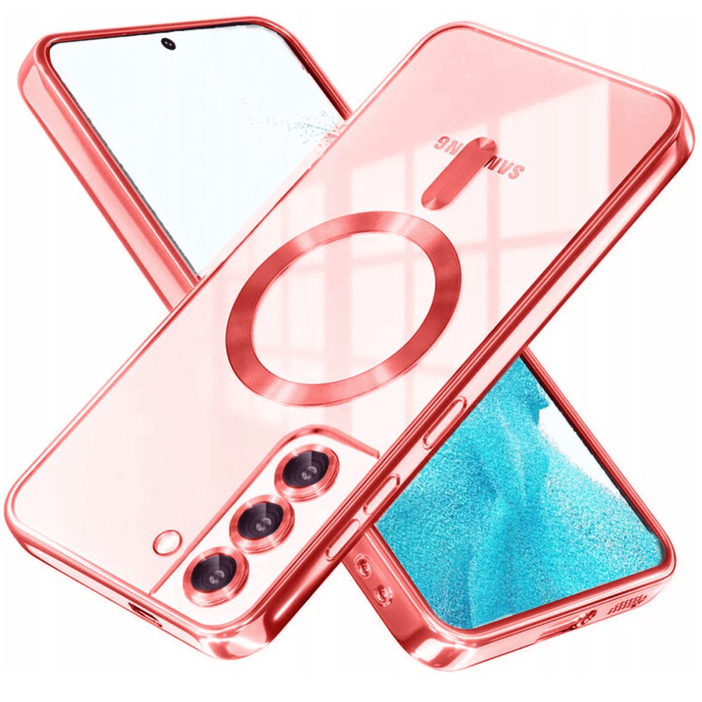  Samsung Galaxy S22 Kılıf Kross Magneticsafe Kapak - Kırmızı