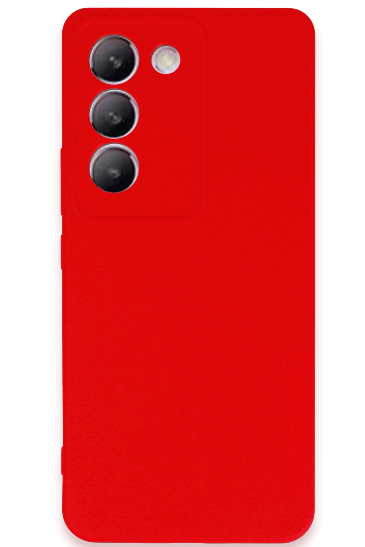 Vivo V30 Lite 4G Kılıf First Silikon - Kırmızı Vivo V30 Lite 4G Kılıf First Silikon - Kırmızı