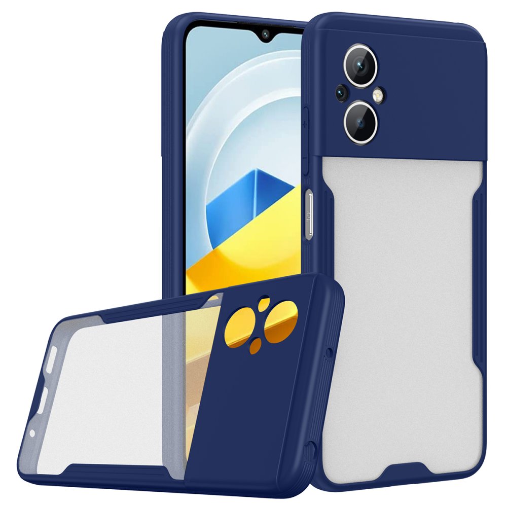 Xiaomi Poco M5 Kılıf Platin Silikon - Lacivert Xiaomi Poco M5 Kılıf Platin Silikon - Lacivert