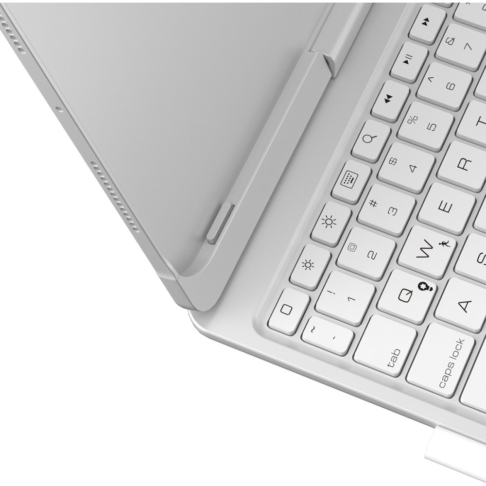 iPad Pro 11 (2024) F11 ATS Kılıf Magic Dönen Klavyeli Tablet Kılıf - Gümüş iPad Pro 11 (2024) F11 ATS Kılıf Magic Dönen Klavyeli Tablet Kılıf - Gümüş