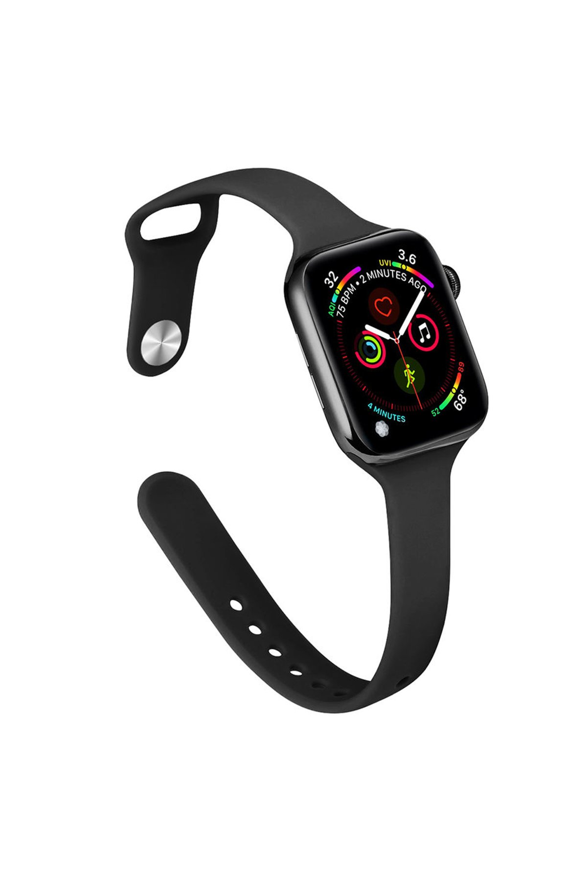Apple Watch 45mm Klasik Kordon - Siyah Apple Watch 45mm Klasik Kordon - Siyah