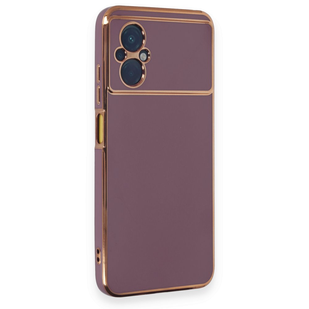  Xiaomi Poco M5 Kılıf Volet Silikon - Mor