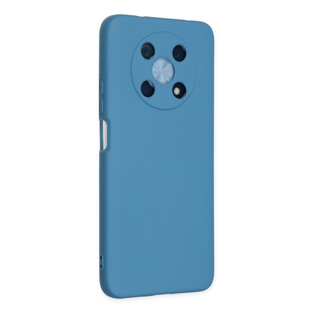 Huawei Nova Y90 Kılıf Nano içi Kadife Silikon - Mavi  Huawei Nova Y90 Kılıf Nano içi Kadife Silikon - Mavi