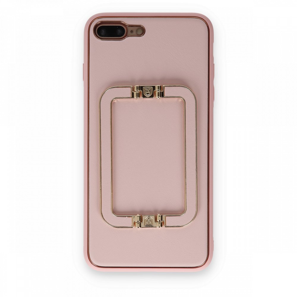  iPhone 8 Plus Kılıf Coco Elit Kapak - Pembe